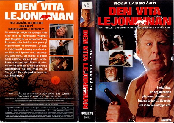 DEN VITA LEJONINNAN (vhs-omslag)